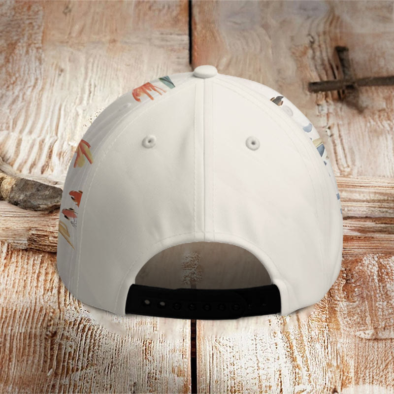 Watercolor Goldfish Art Print Casual Cap - image 3