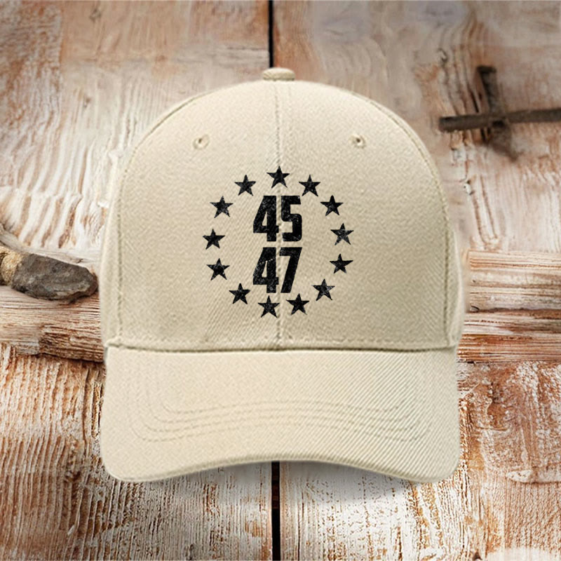 Star 45 47 Printed Cap - Apricot - one size - image 3