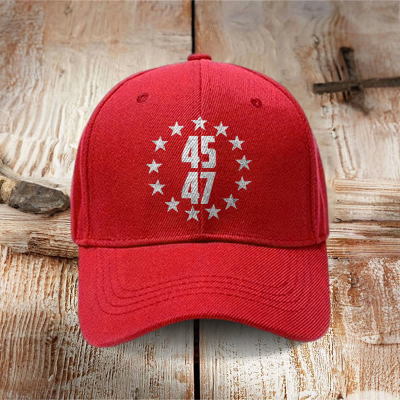 Star 45 47 Printed Cap - Red - one size - image 6