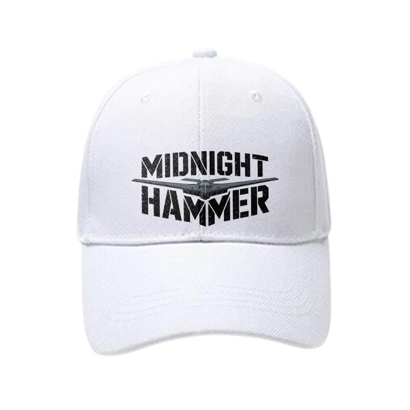 MIDNIGHT HAMMER Printed Cap - White - one size - image 2