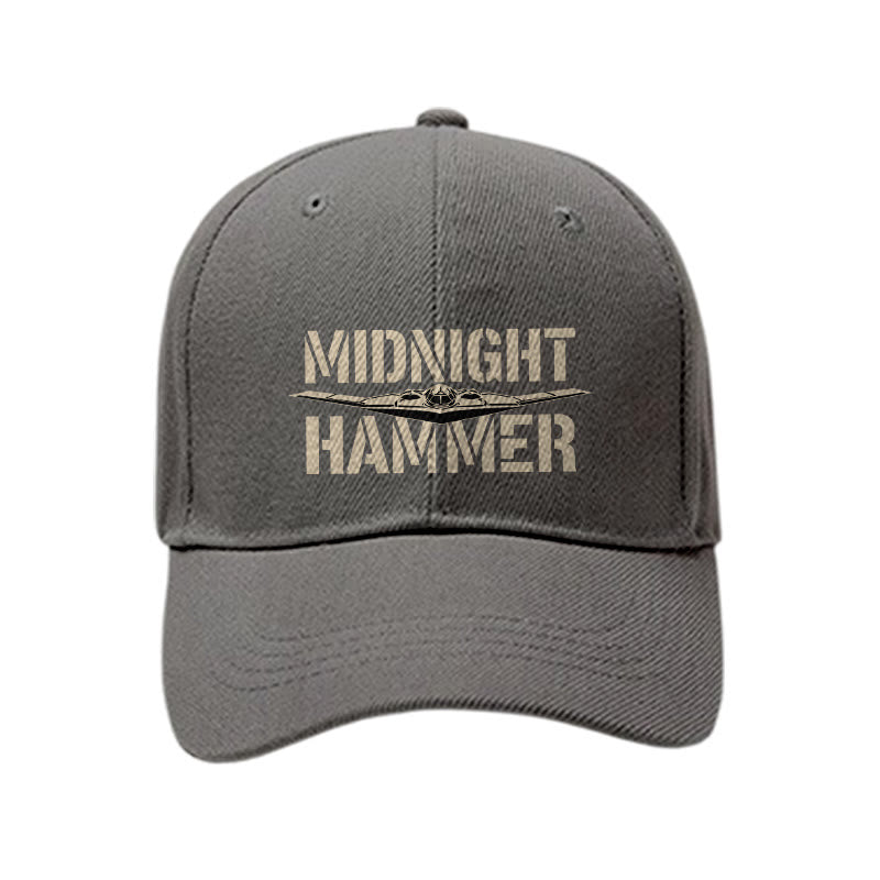 Vintage Midnight Hammer Printed Cap - Grey - one size - image 6