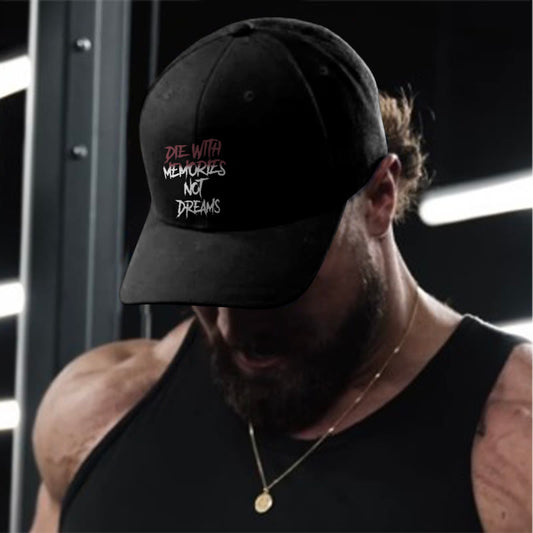Die With Memories Not Dreams Print Cap - Black - one size - image 1