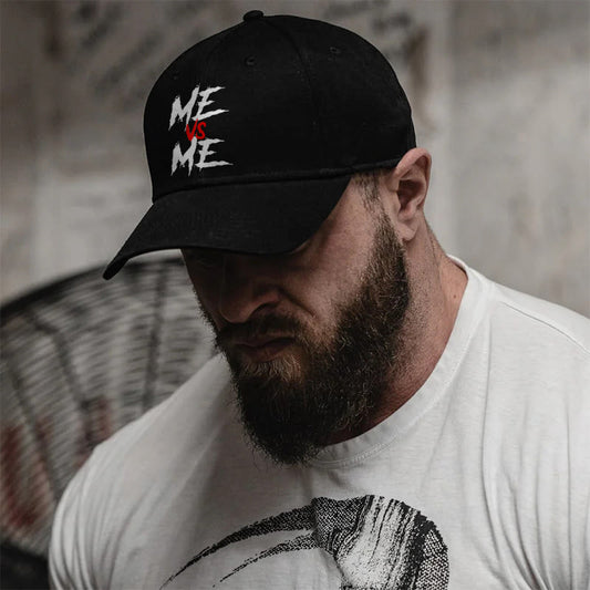 Me Vs Me Print Cap - Black - one size - image 1