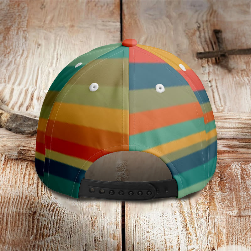 Rainbow Cat Print Cap - image 3