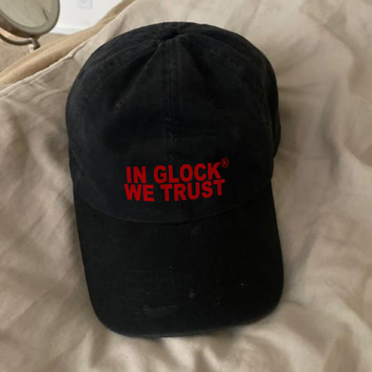 In Glock We Trust Print Cap - Black - one size - image 1