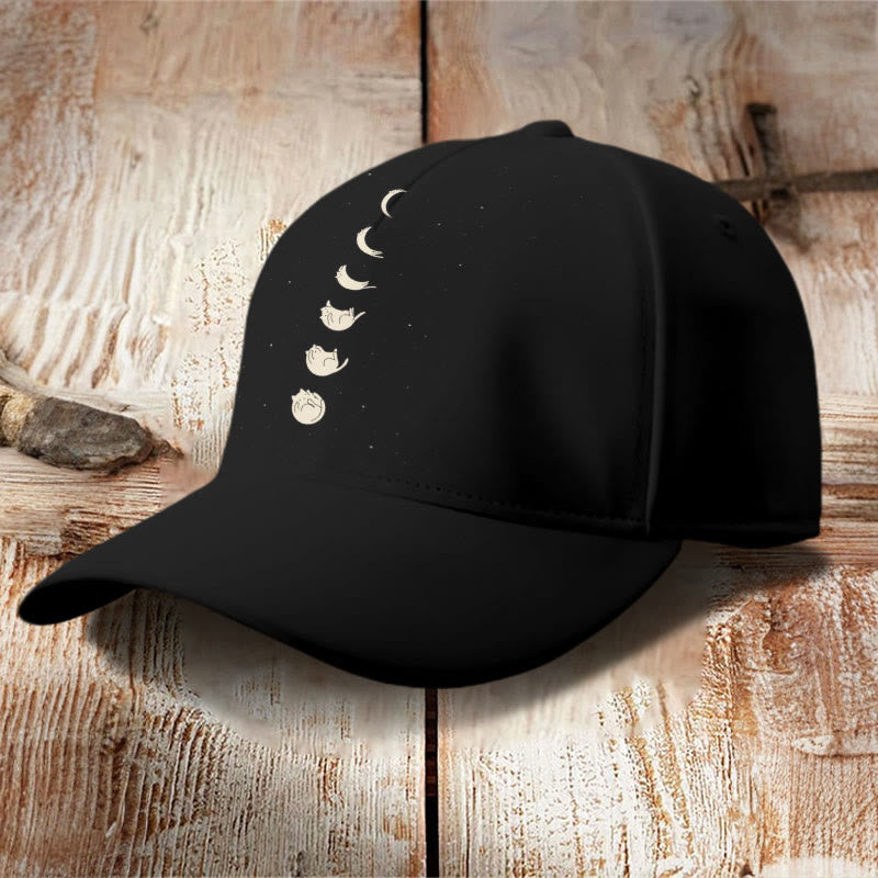 Lunar Eclipse Cat Print Cap - image 2