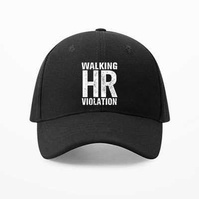 Walking Hr Violation Printed Cap - image 2