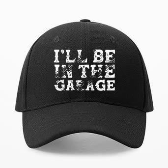 I'll Be In The Garage Printed Cap - image 2