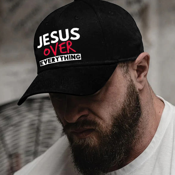 Jesus Over Everything Because Printed Cap - image 2