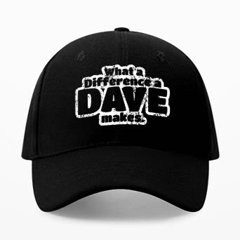 What A Difference A Dave Makes Printed Cap - image 2