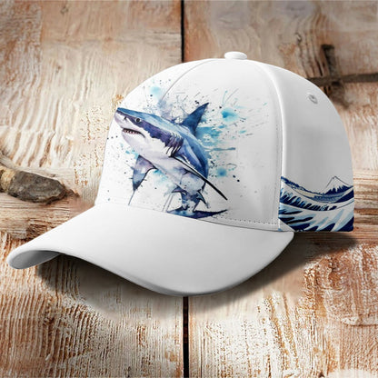Japanese Shark Print Cap - image 2