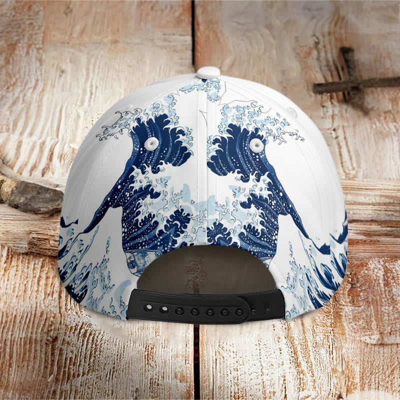 Japanese Shark Print Cap - image 3