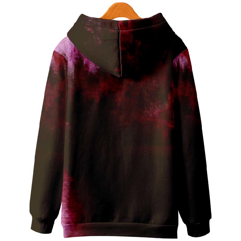 Hollowing Style Star Pattern Korn Art Print Women's Hoodie - image 2