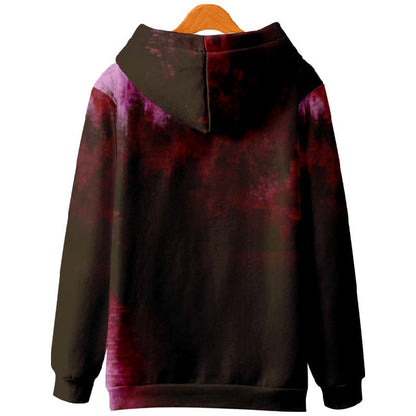 Hollowing Style Star Pattern Korn Art Print Women's Hoodie - image 2