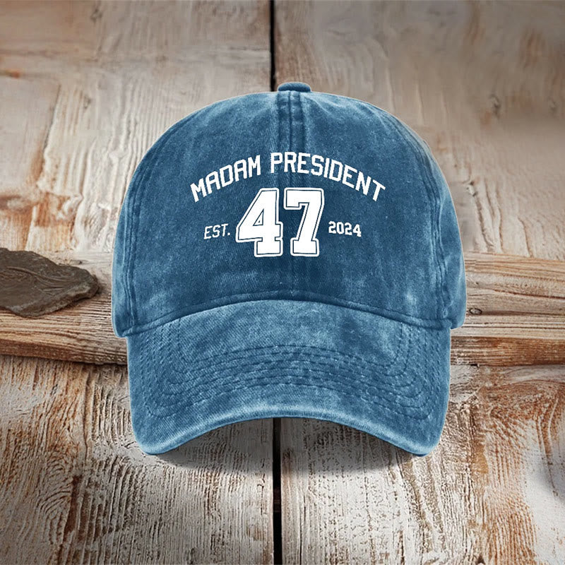 47 Madam President Est 2024 Print Cap - Blue - one size - image 1