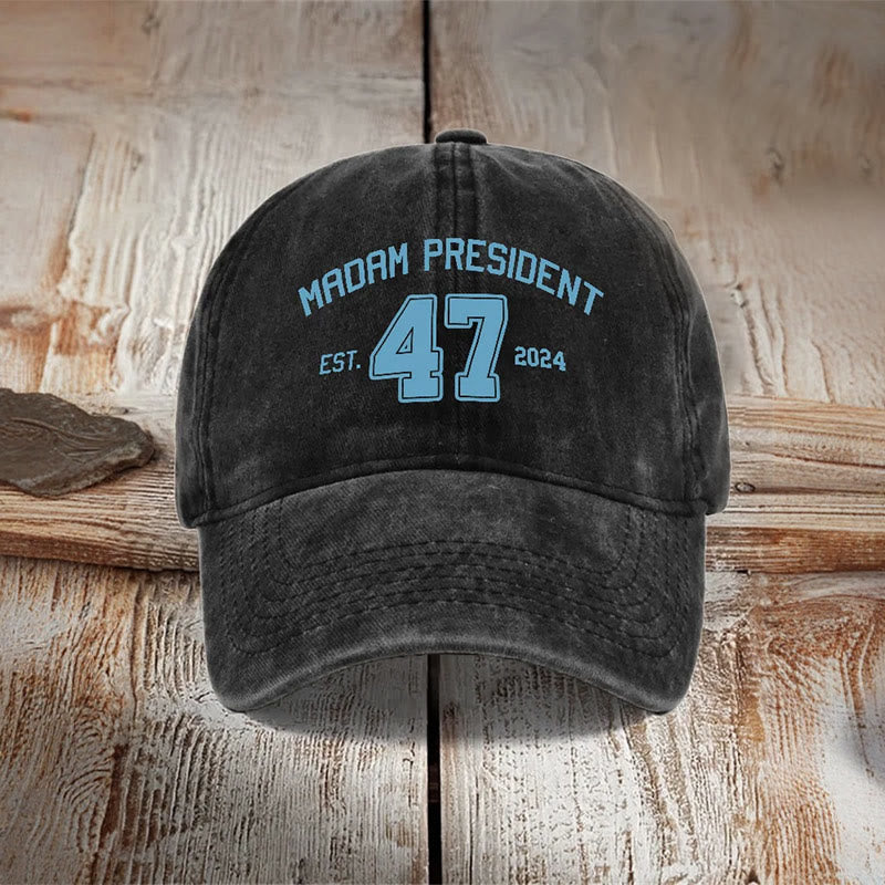 47 Madam President Est 2024 Print Cap - Black - one size - image 2