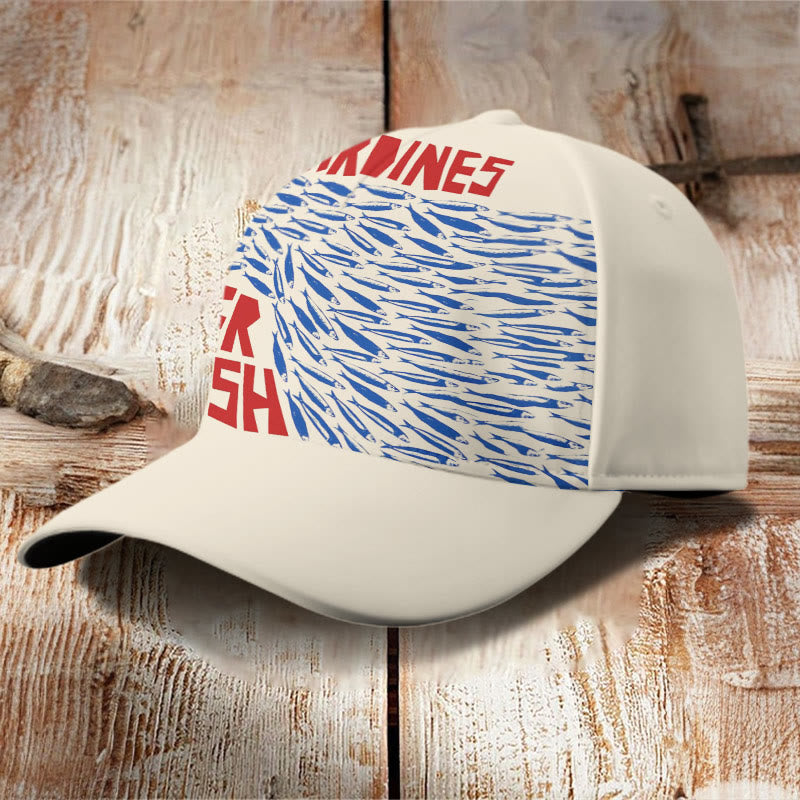 Fresh Sardines Art Print Casual Cap - image 2