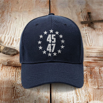 Star 45 47 Printed Cap - Blue - one size - image 7