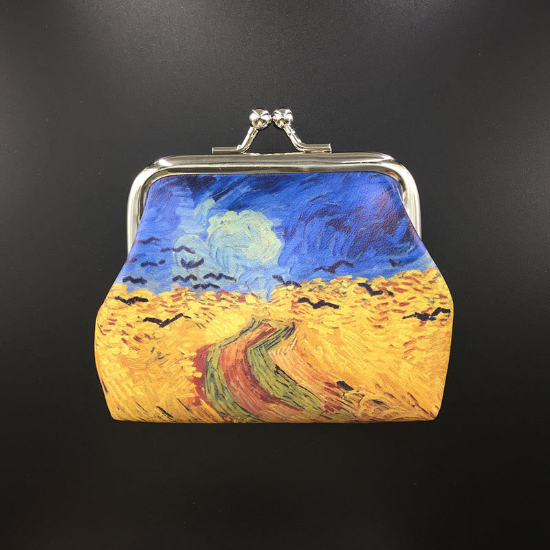 Art Vintage Oil Painting Women's Coin Purse - 1 - image 4