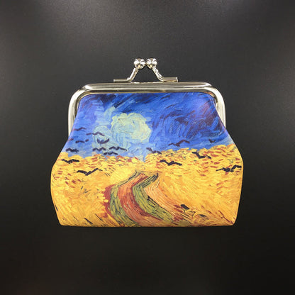 Art Vintage Oil Painting Women's Coin Purse - 1 - image 4