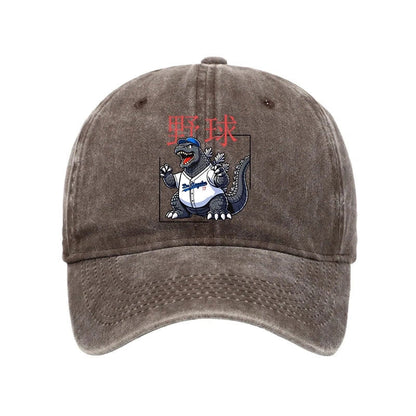 Unisex 100% Cotton Baseball Is My Favorite Sport Vintage Print Cap - Coffee - one size - image 2