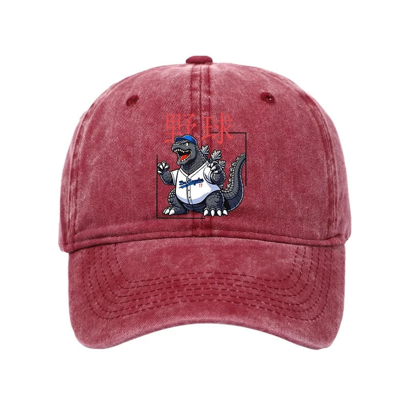 Unisex 100% Cotton Baseball Is My Favorite Sport Vintage Print Cap - Rose - one size - image 6