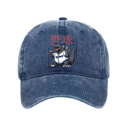 Unisex 100% Cotton Baseball Is My Favorite Sport Vintage Print Cap - Blue - one size - image 5