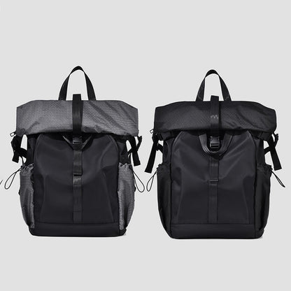 Solid Color Large Capacity Waterproof Backpack - image 4
