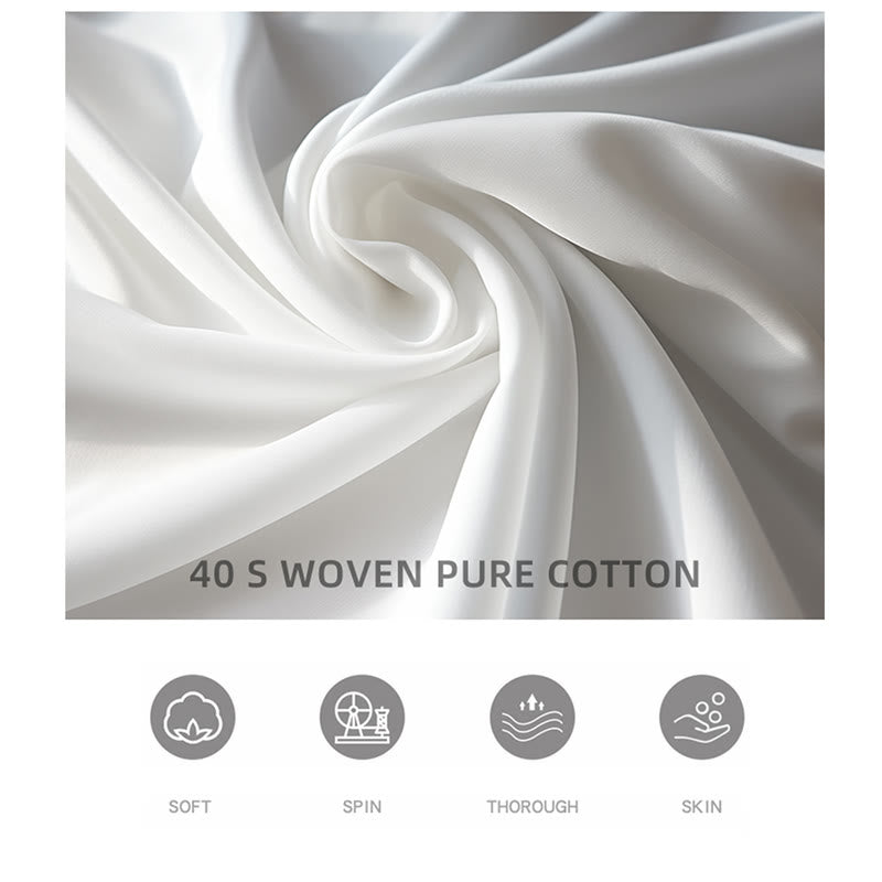 100% Cotton Ombre Simple Color Print Short Sleeve Shirt - image 5