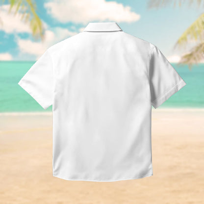 100% Cotton Rainbow Pineapple Palm Print Short Sleeve Shirt - image 2