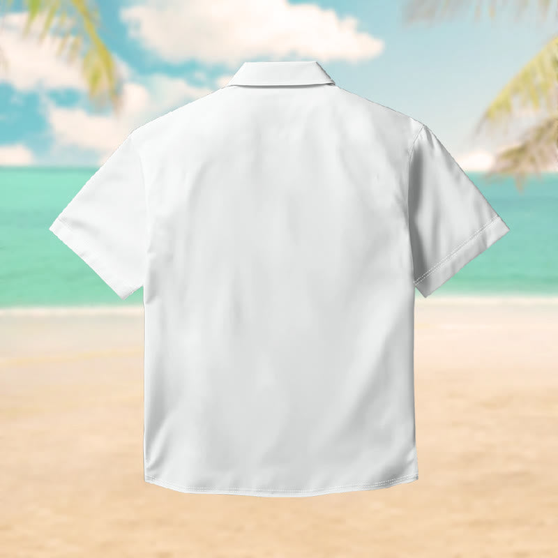 100% Cotton Retro American Spirit Print Short Sleeve Shirt - image 2