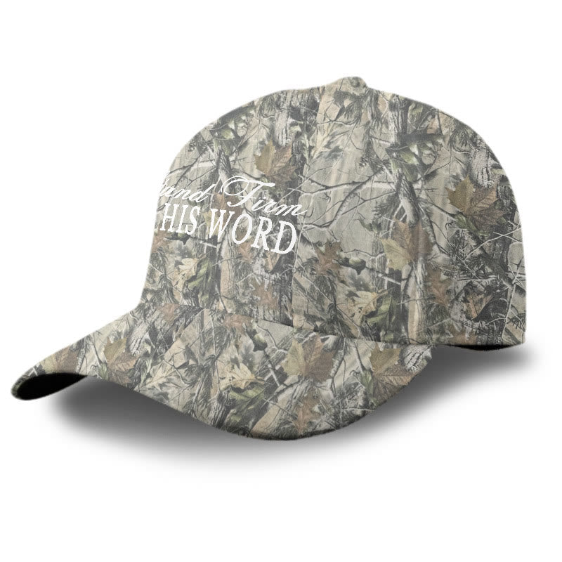 Unisex On His World Dead Leaves Camouflage Print Cap - image 2