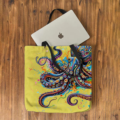 Vintage Rainbow Octopus Art Print Bag - image 8