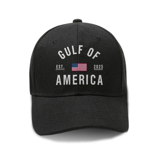 Gulf Of America Printed Cap - Black - one size - image 1