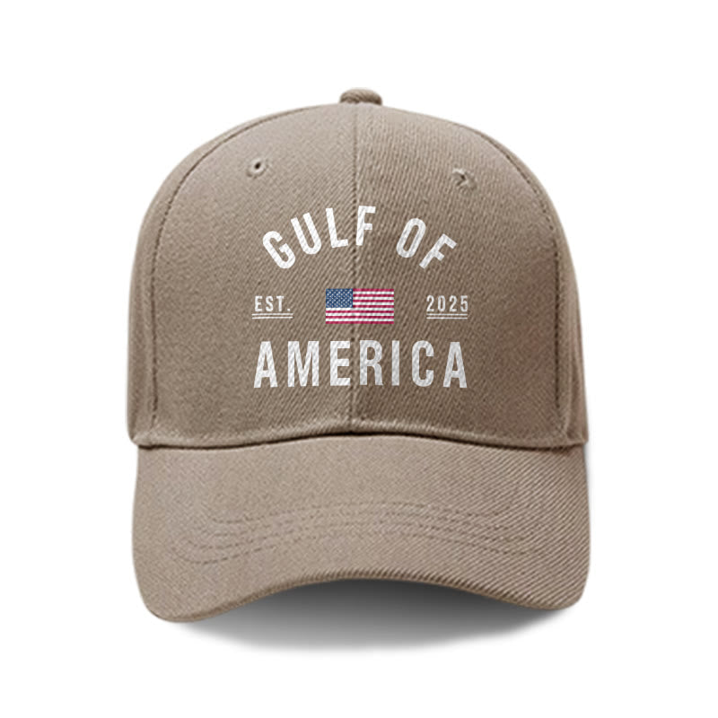 Gulf Of America Printed Cap - Coffee - one size - image 5