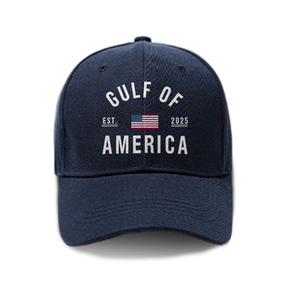 Gulf Of America Printed Cap - Blue - one size - image 2