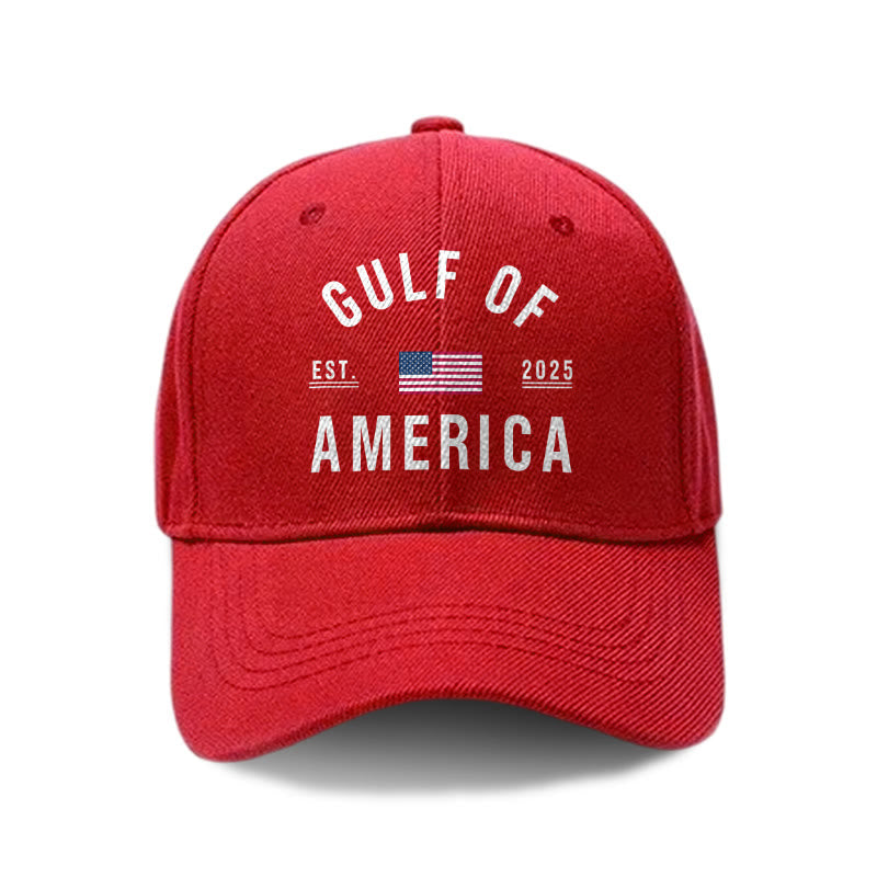 Gulf Of America Printed Cap - Red - one size - image 7
