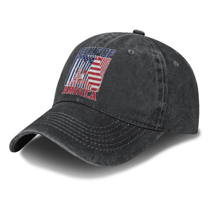 Gulf Of America Flag Island Print Washed Cap - image 2
