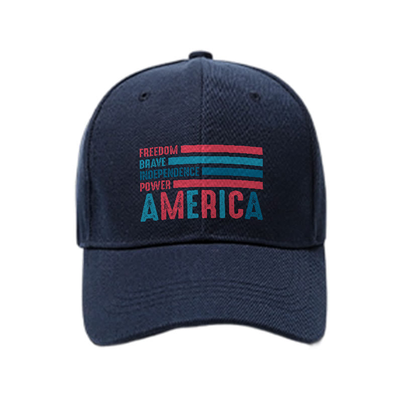 AMERICA Printed Cap - Blue - one size - image 7