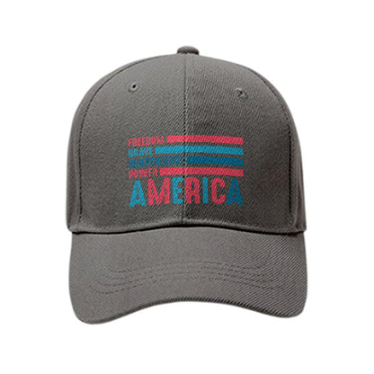 AMERICA Printed Cap - Grey - one size - image 5