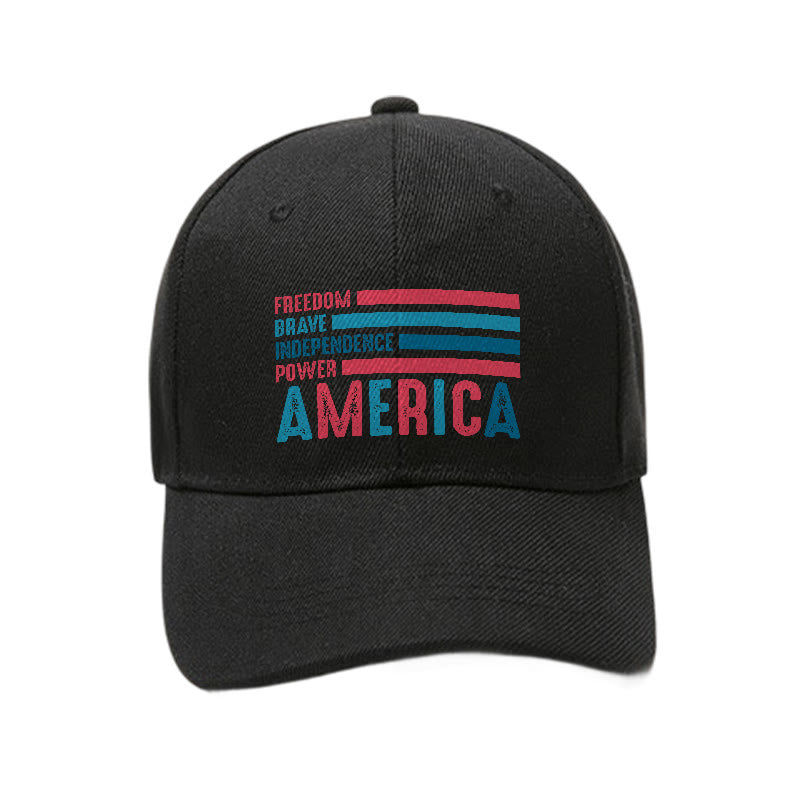 AMERICA Printed Cap - Black - one size - image 2