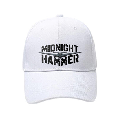 MIDNIGHT HAMMER Printed Cap - White - one size - image 2
