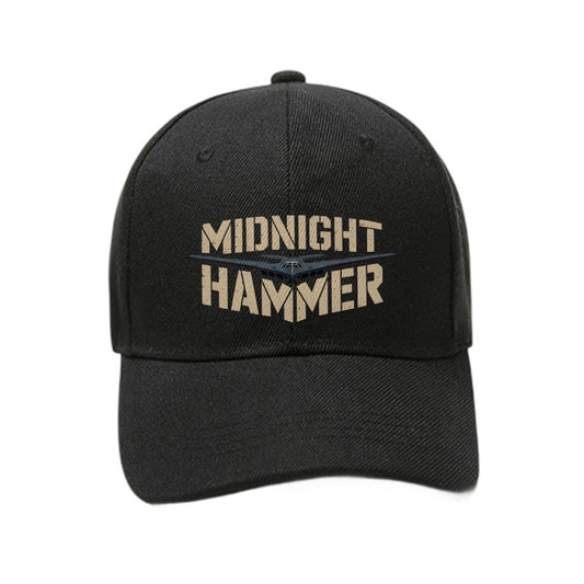 MIDNIGHT HAMMER Printed Cap - Black - one size - image 1