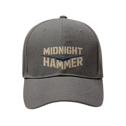 MIDNIGHT HAMMER Printed Cap - Grey - one size - image 5