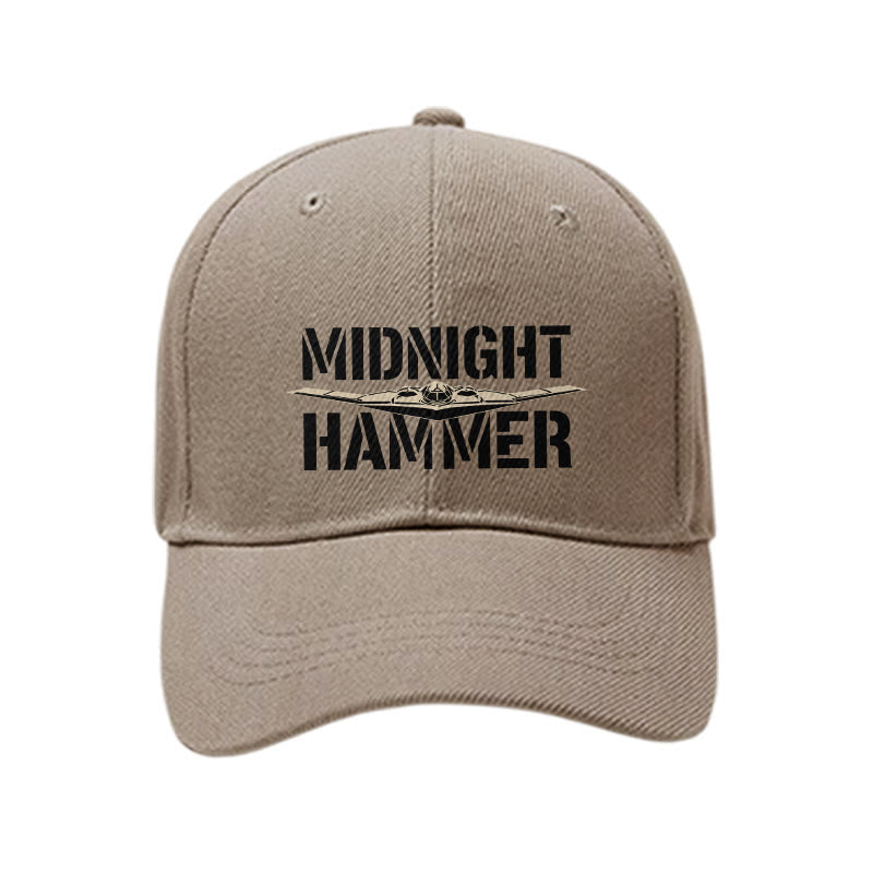 Vintage Midnight Hammer Printed Cap - Coffee - one size - image 5