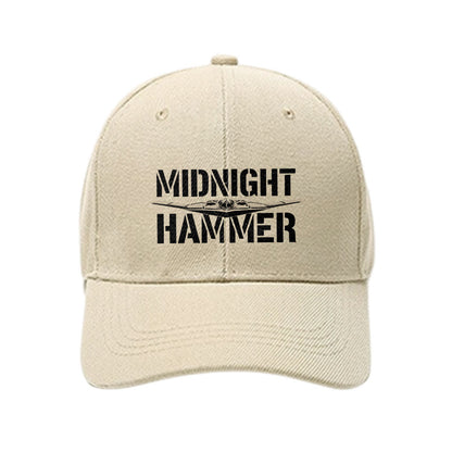 Vintage Midnight Hammer Printed Cap - Apricot - one size - image 4