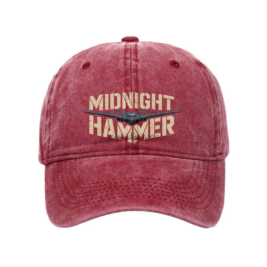 MIDNIGHT HAMMER Print Washed Cap - Rose - one size - image 1