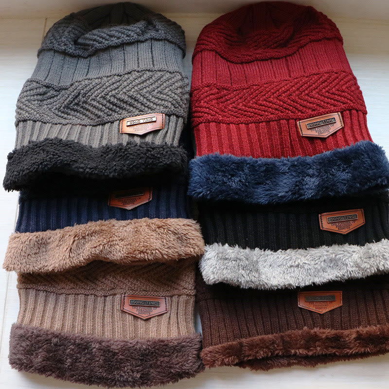 Wool Thick Fleece Knitted Hat - image 7