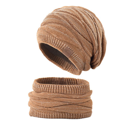 Solid Color Warm Pullover Wool Hat - Khaki - one size - image 4