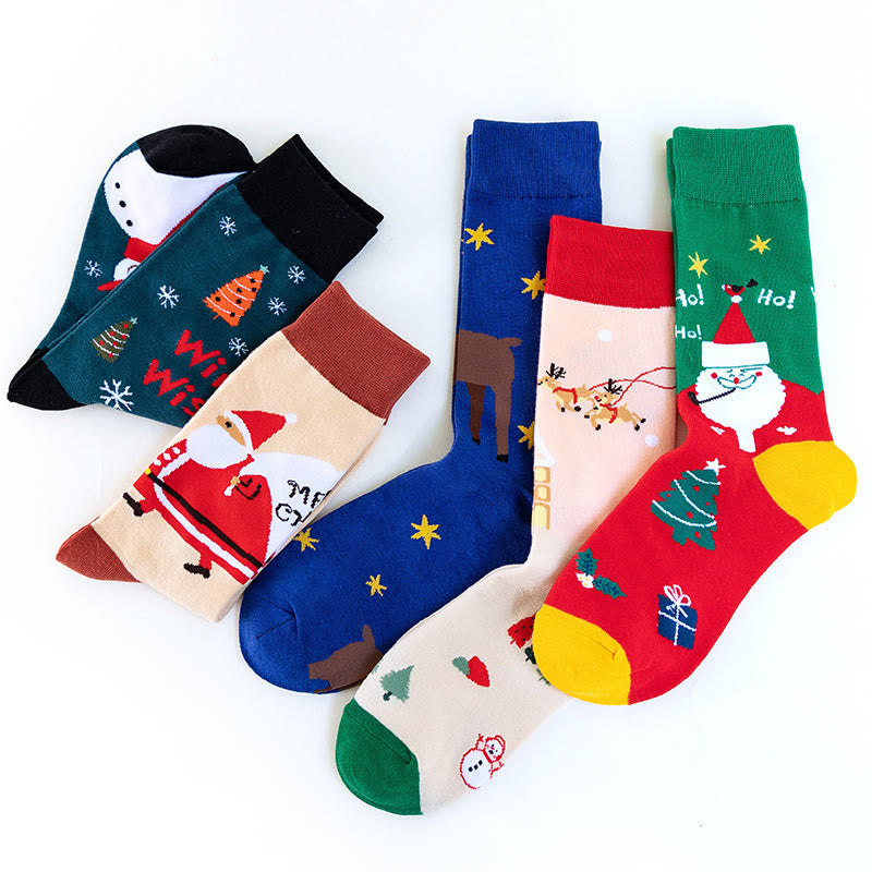 4 Pairs Of Christmas Stockings Gift Box Set - image 7